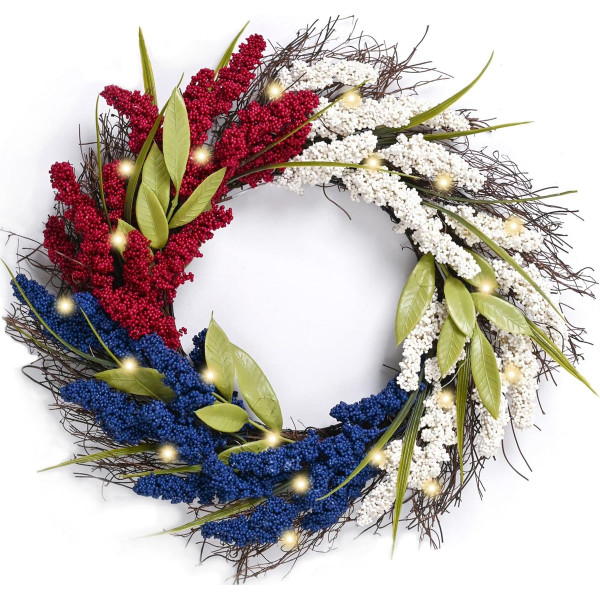 4th of July Wreath (20") product image