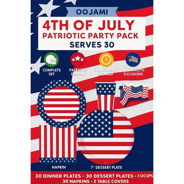 4th of July Patriotic Party Pack (Serves 30) product image