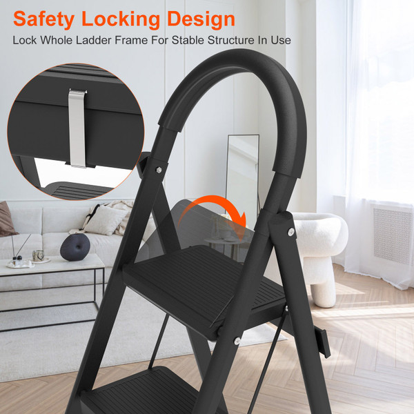 NewHome 3-Step Foldable Step Stool product image