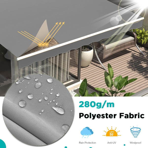 20'×10' Manual Retractable Awning  product image