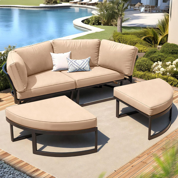 74" Wide Daybed Patio Furniture Set product image