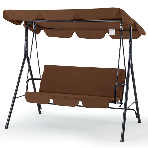 3-Seat Glider Outdoor Patio Swing with Canopy product image