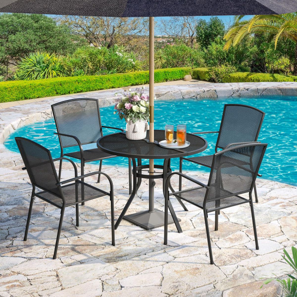 37" Outdoor Patio Dining Table for 4 product image