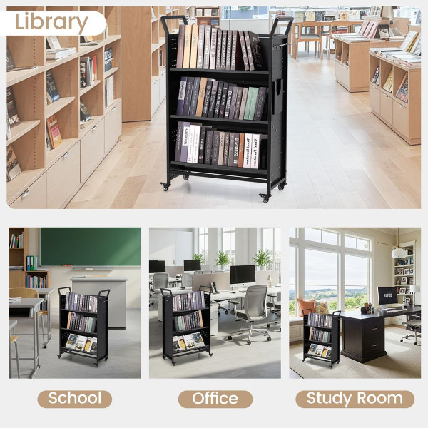 Book Cart with Wheels  product image