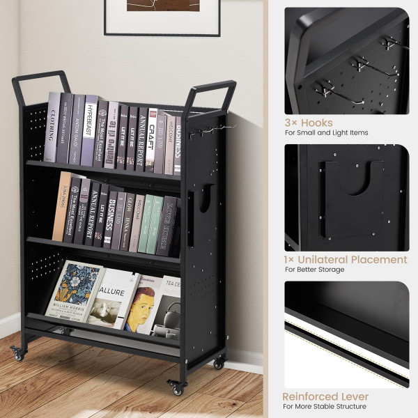Book Cart with Wheels  product image