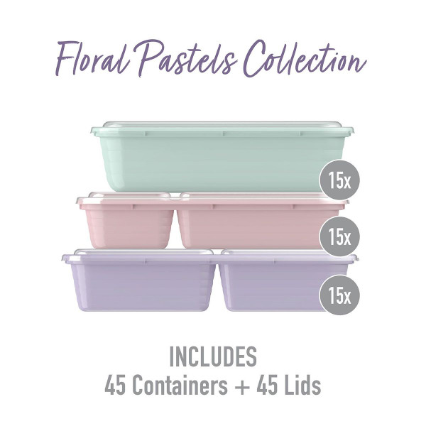 Bentgo 90-Piece BPA Free Portion Control Meal Prep Set with Lids product image