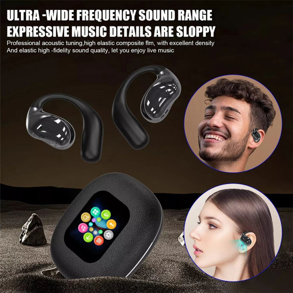 Ai Translating Ear Buds,Wireless Bluetooth Earphone 144 Languages Real Time Language Translator,For Travel Business Learning Color Black product image