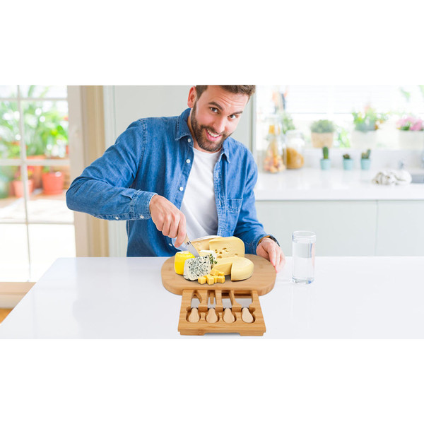 NewHome™ Bamboo Cheese Board Knife Set product image