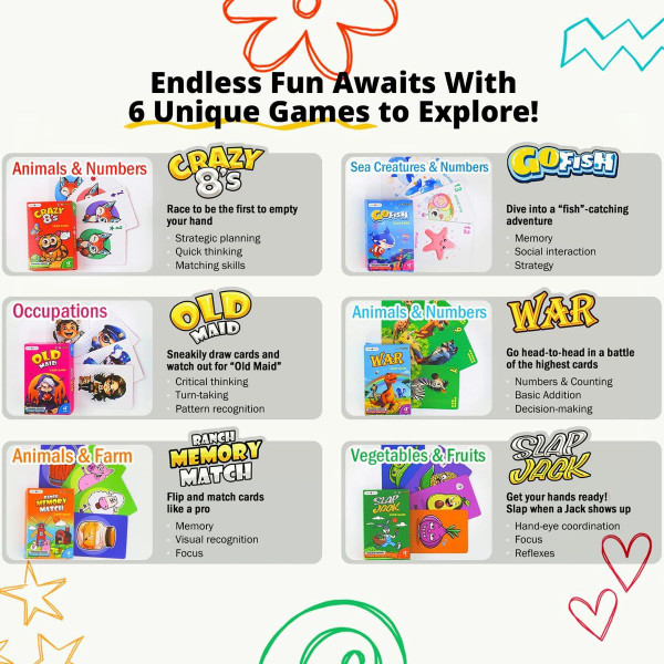 Kids Card Games (6-Pack) product image