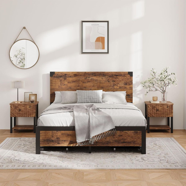 Bed Frame with 4 Storage Drawers product image