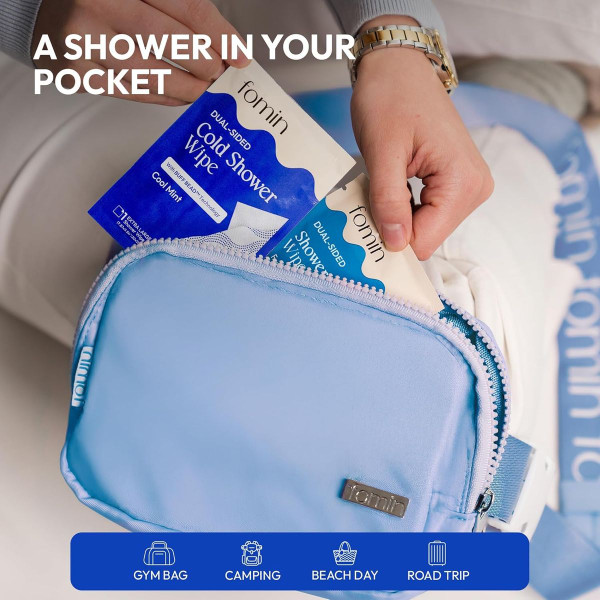 Travel Cold Shower Wipes (20-Pack) product image