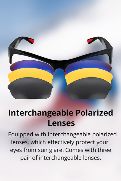 3-Piece Procam Video Recording Sports Glasses product image