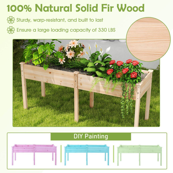 Wooden Raised Vegetable Garden Bed product image
