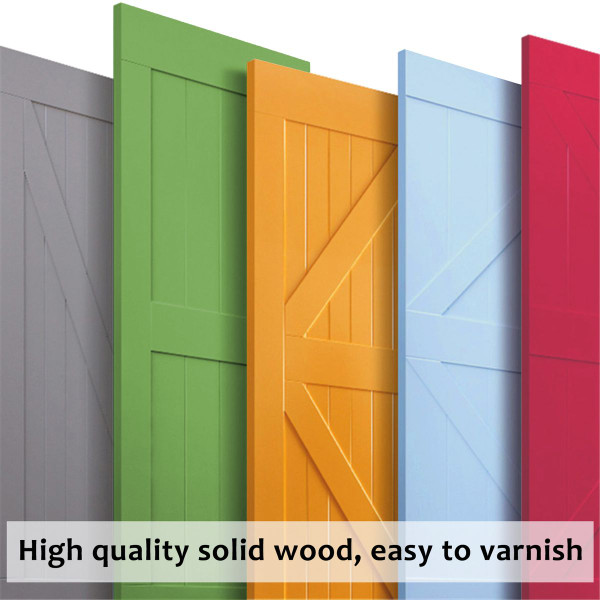 Solid Spruce Wood Barn Sliding Door product image
