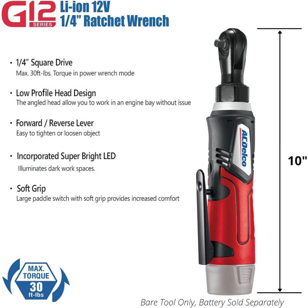 ACDelco Ratchet Wrench Combo Tool Kit with Canvas Bag product image