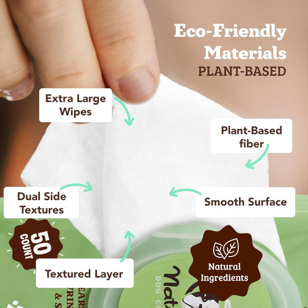 Pet Grooming Wipes with Aloe product image