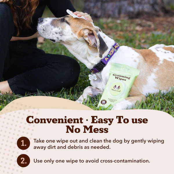 Pet Grooming Wipes with Aloe product image