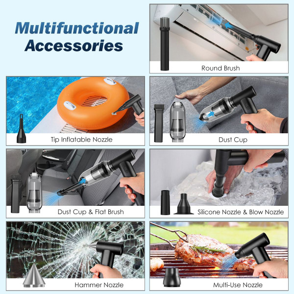 3-in-1 Compressed Air Duster, Vacuum, Air Blower product image