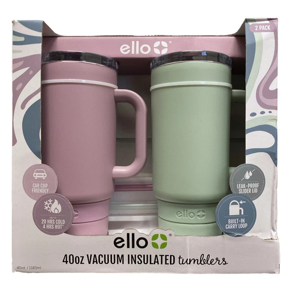 Ello Port 40oz. Stainless Steel Leak-Proof Tumbler with Handle product image