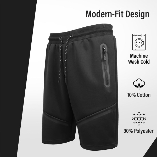 Men's Super Stretch Tech Shorts with Heat-Sealed Zipper Pockets product image