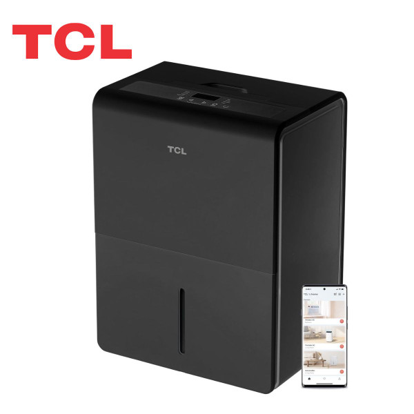 TCL 50‑Pint Smart Dehumidifier with Built‑In Pump  product image