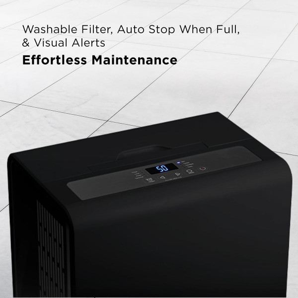 TCL 50‑Pint Smart Dehumidifier with Built‑In Pump  product image