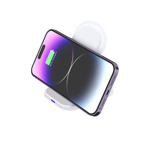  2-in-1 Foldable Wireless Charger and Phone Holder product image