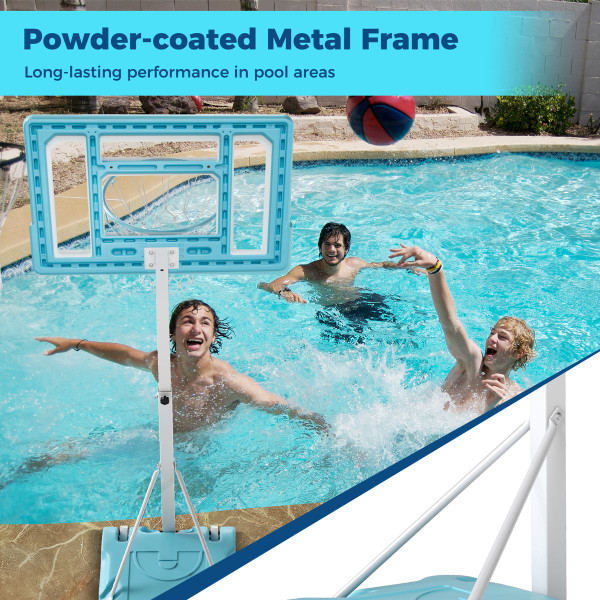 Adjustable Pool Basketball Hoop with Fillable Base product image