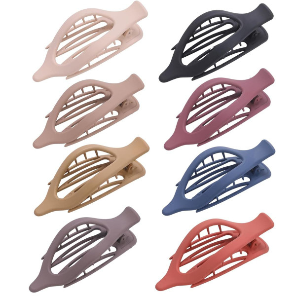 Large Flat French Hair Clips (8-Pack) product image