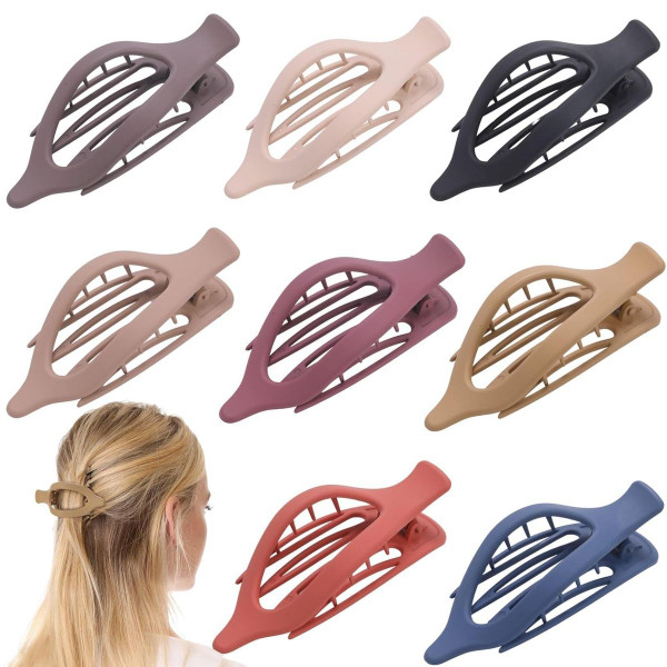 Large Flat French Hair Clips (8-Pack) product image
