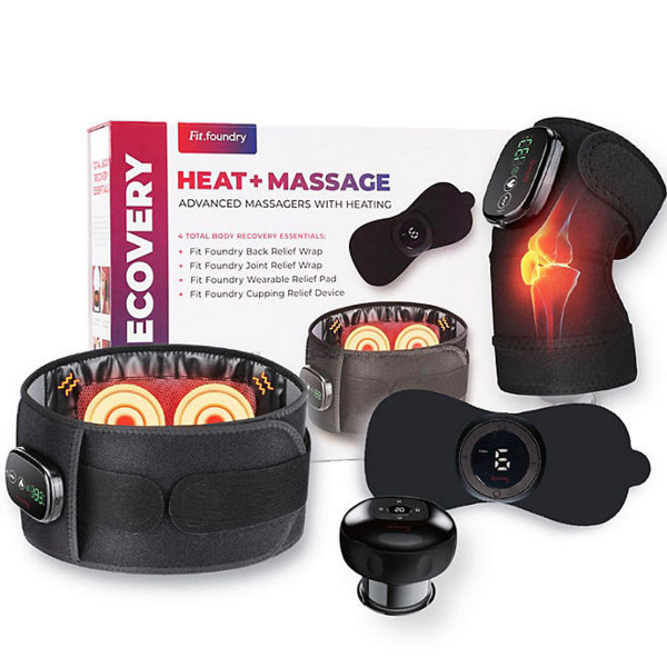 Fit Foundry 4-in-1 Heat & Massage Recovery Pack product image