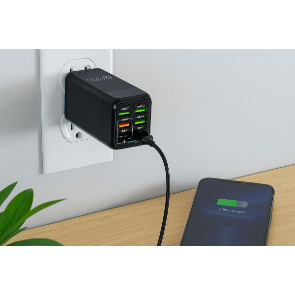 6-Port Universal Brick Charger product image