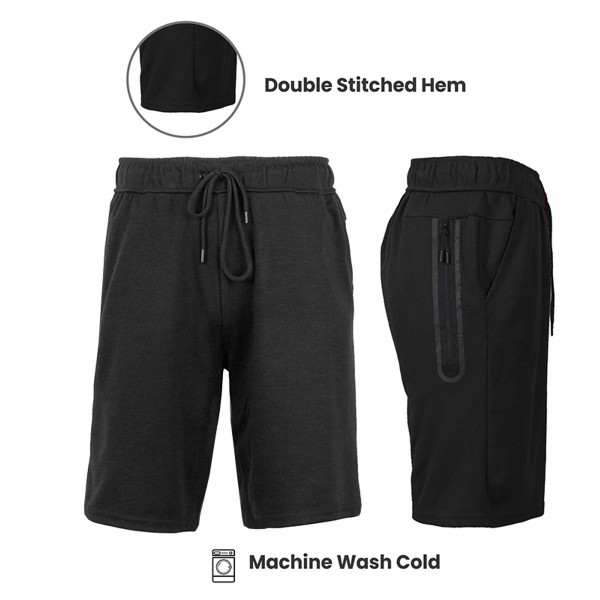 Men's Tech Fleece Shorts with Long Zipper Pocket (5-Pack) product image