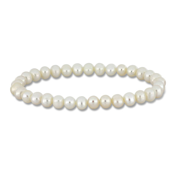 5 to 5.5mm Cultured Freshwater Pearl Elastic Bracelet product image