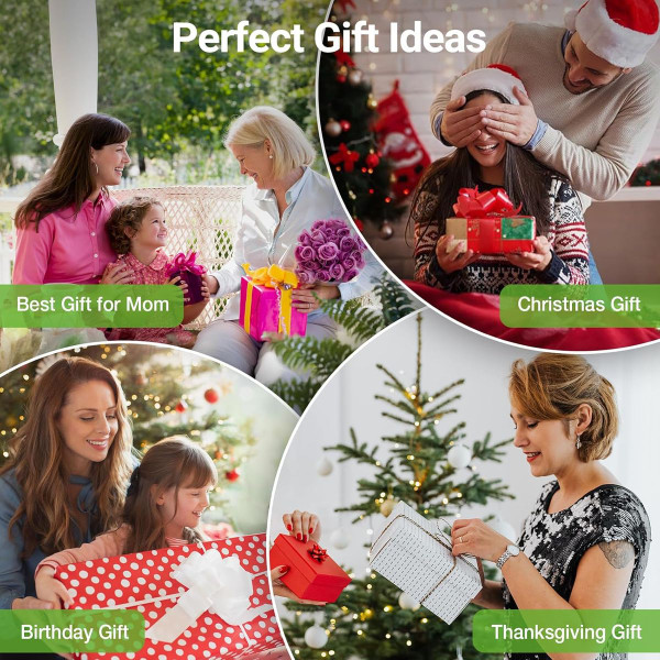 Solar Powered Garden Flowers with Lights (4-Pack) product image