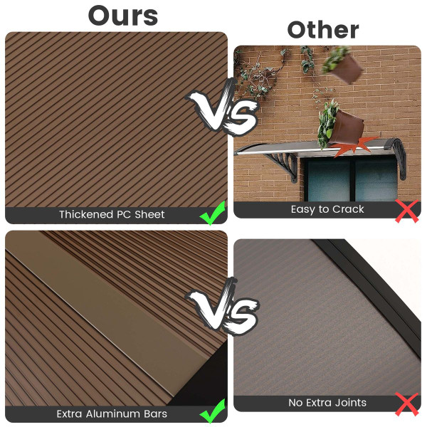80'' x 40'' Outdoor Patio Awning product image