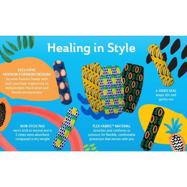 Curad Kendra Dandy Designer Adhesive Fabric Bandages (3-Pack) product image