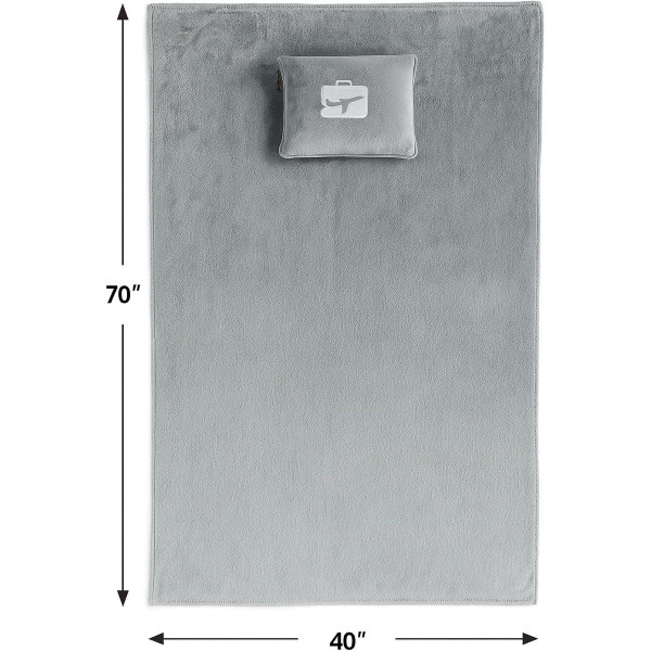 Comfort Fly 2-in-1 Micro Plush Travel Blanket/Pillow with Pouch product image Comfort Fly 2-in-1 Micro Plush Travel Blanket/Pillow with Pouch product image