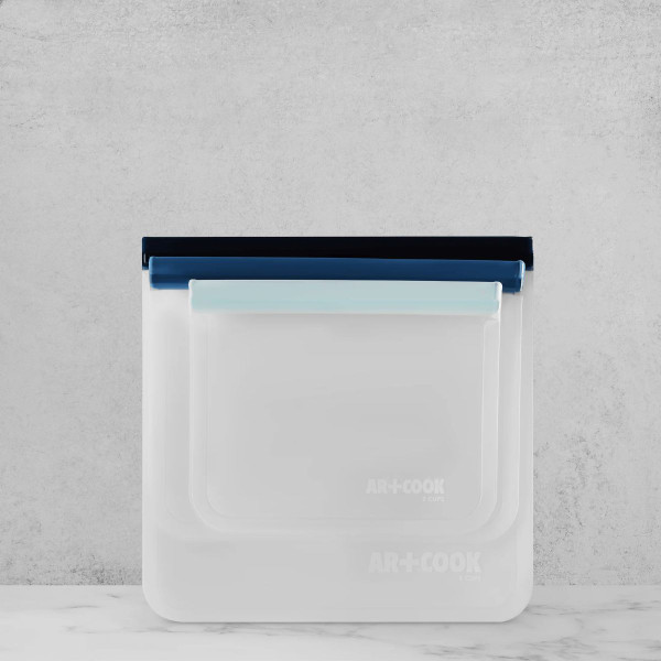 Reusable Silicone Storage Pouches (Set of 3) product image