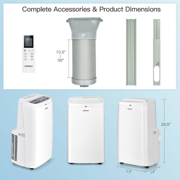 3-in-1 Portable Air Conditioner (6350 BTU) product image