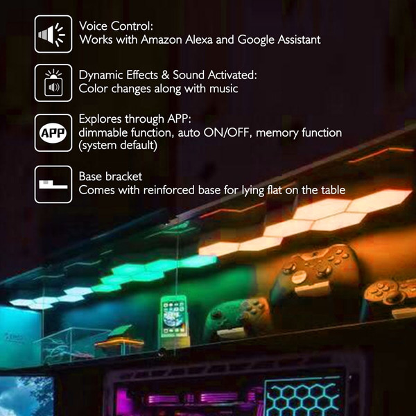 11‑Piece WiFi Smart Splicing LED Light Kit product image
