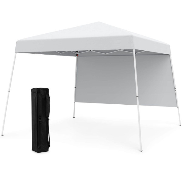 10 x 10-Foot Pop up Canopy with Sidewall and Portable Backpack product image