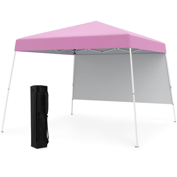 10 x 10-Foot Pop up Canopy with Sidewall and Portable Backpack product image