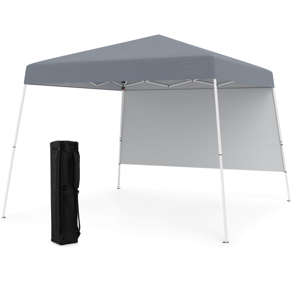 10 x 10-Foot Pop up Canopy with Sidewall and Portable Backpack product image