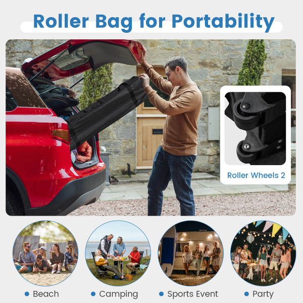 10 x 10-foot Outdoor Pop-Up Canopy with Roller Bag product image