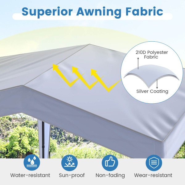 10 x 10-foot Outdoor Pop-Up Canopy with Roller Bag product image