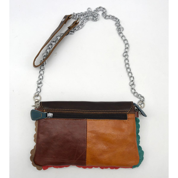 Amerileather Emi Chain Strap Purse with Detachable Wristlet product image