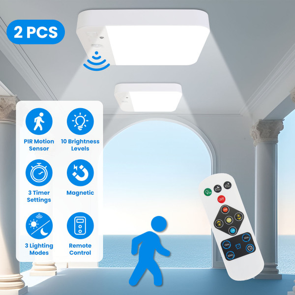 Motion Sensor Ceiling Light (1- or 2-Pack) product image
