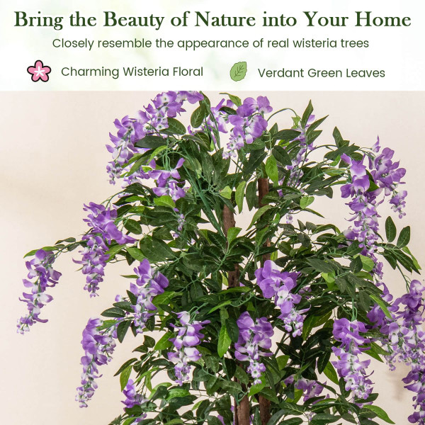 5.5 ft Artificial Wisteria Tree product image