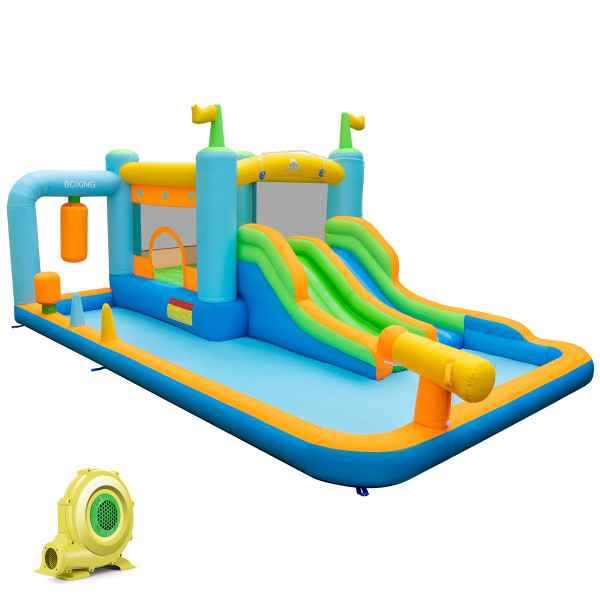Kids Inflatable Water Slide Bounce House with Blower product image